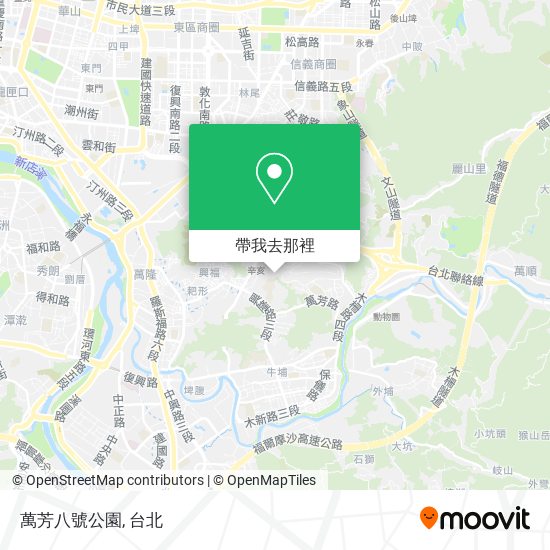 萬芳八號公園地圖