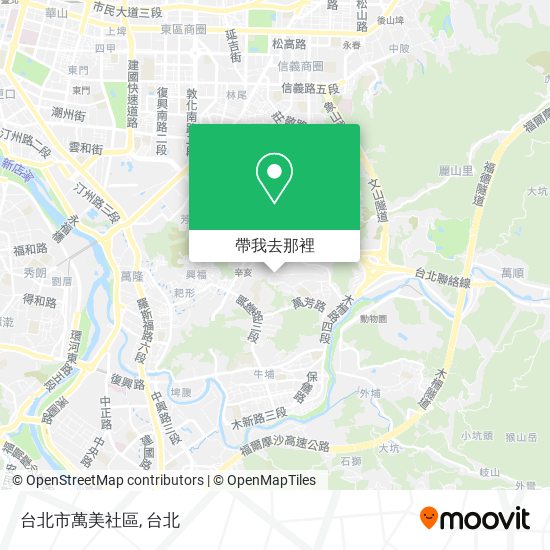 台北市萬美社區地圖