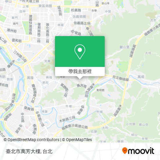 臺北市萬芳大樓地圖