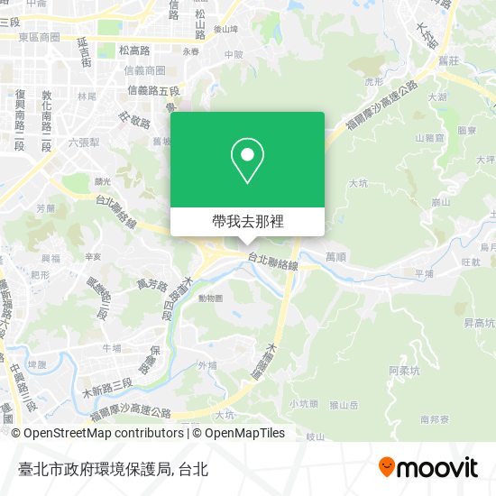 臺北市政府環境保護局地圖