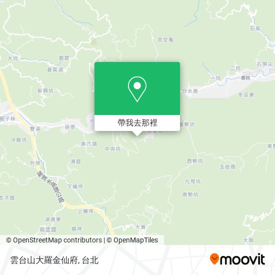 雲台山大羅金仙府地圖