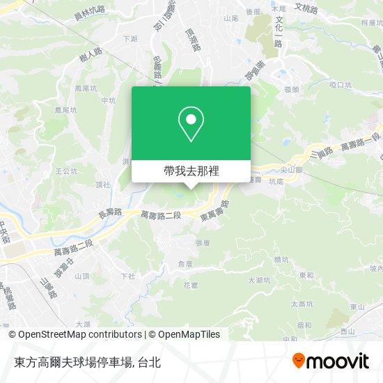東方高爾夫球場停車場地圖