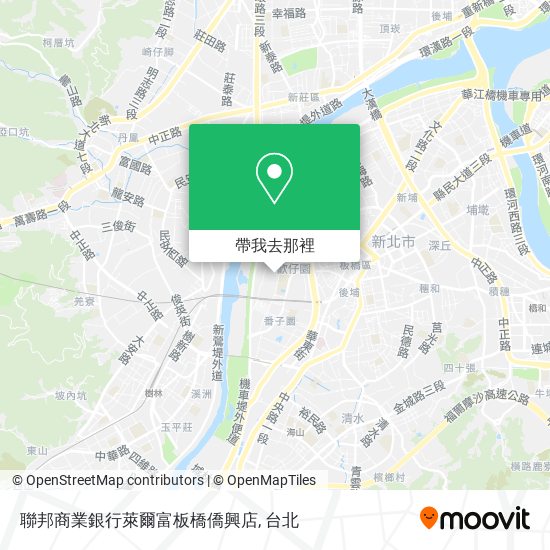 聯邦商業銀行萊爾富板橋僑興店地圖