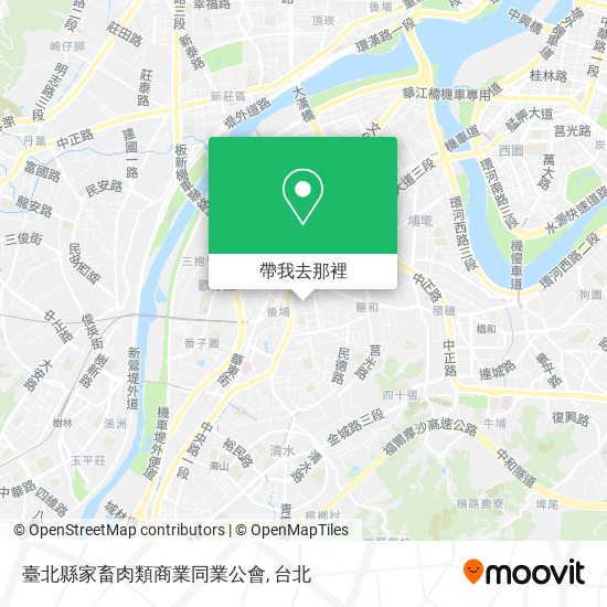 臺北縣家畜肉類商業同業公會地圖