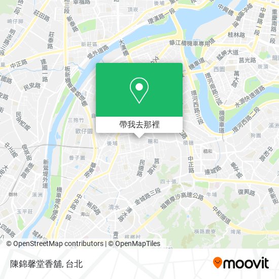 陳錦馨堂香舖地圖