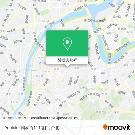 Youbike-國泰街111巷口地圖