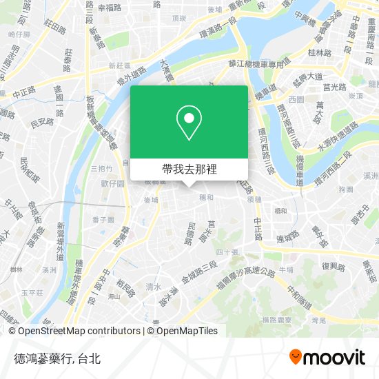 德鴻蔘藥行地圖