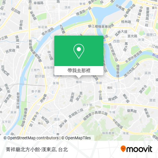 菁祥廳北方小館-漢東店地圖