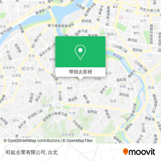 旺鈜企業有限公司地圖