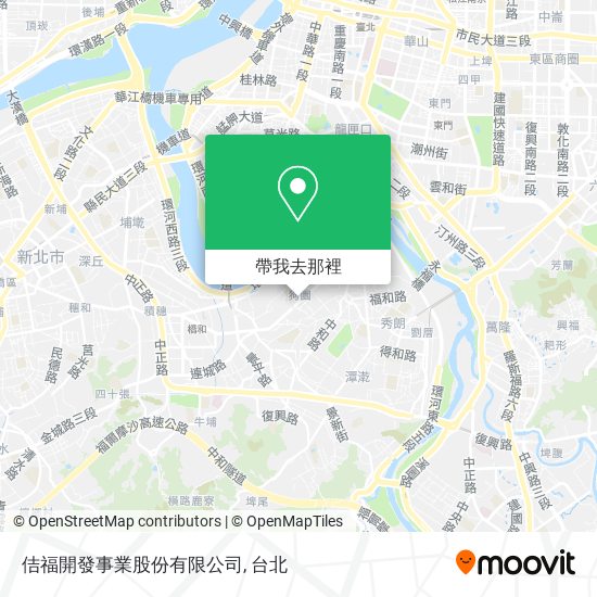 佶福開發事業股份有限公司地圖