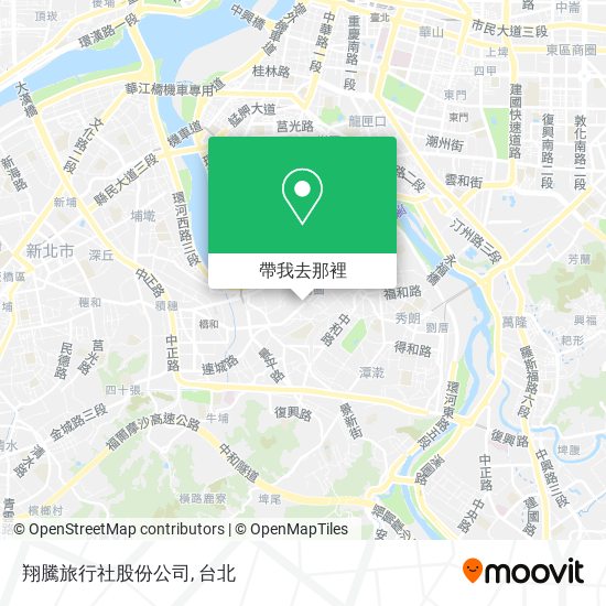翔騰旅行社股份公司地圖
