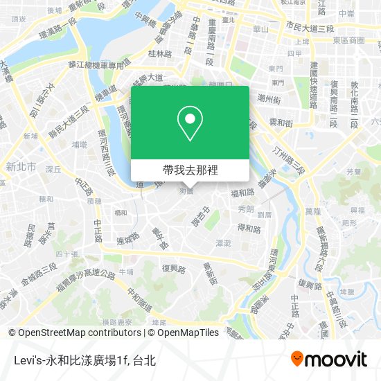 Levi's-永和比漾廣場1f地圖