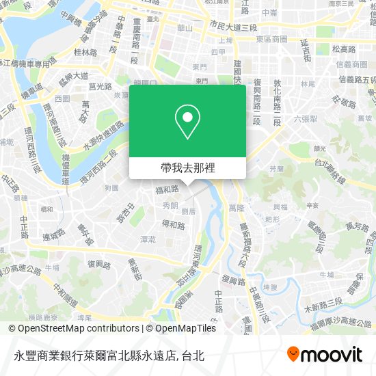 永豐商業銀行萊爾富北縣永遠店地圖