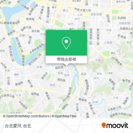 台北愛河地圖