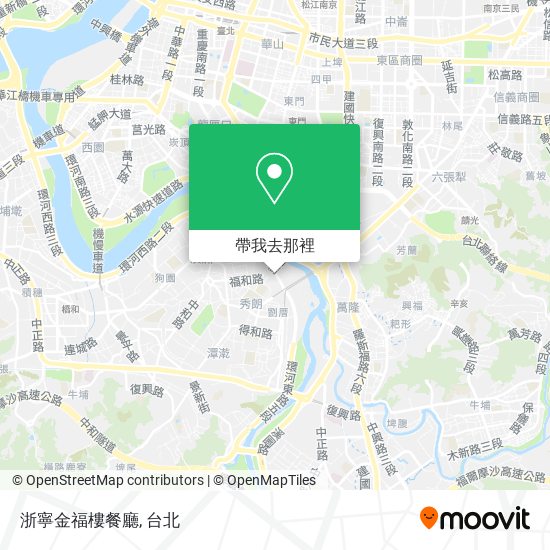 浙寧金福樓餐廳地圖