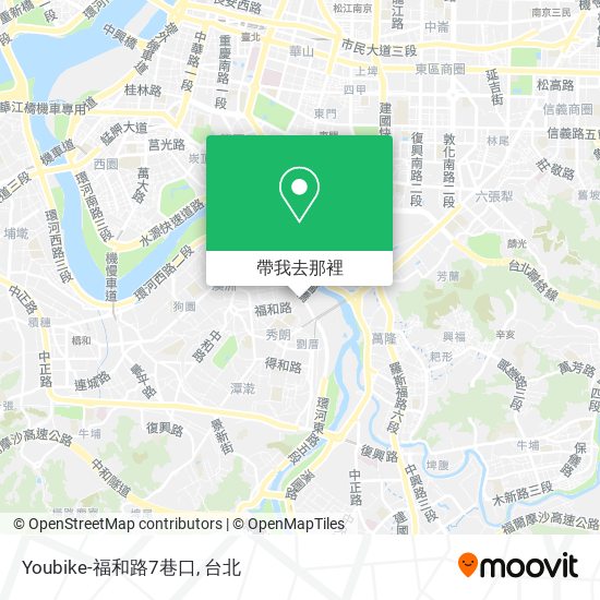 Youbike-福和路7巷口地圖