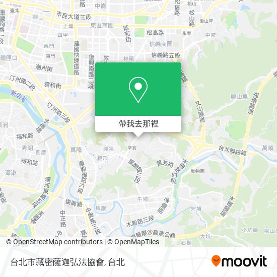 台北市藏密薩迦弘法協會地圖
