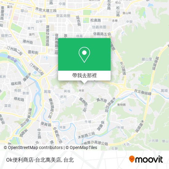 Ok便利商店-台北萬美店地圖