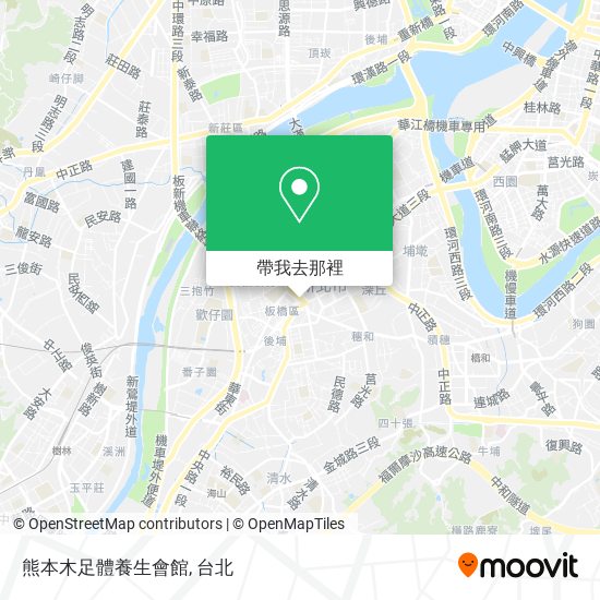 熊本木足體養生會館地圖