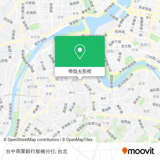 怎樣搭巴士或地鐵去板橋區的台中商業銀行板橋分行