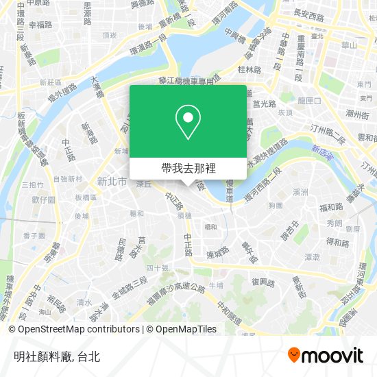 明社顏料廠地圖