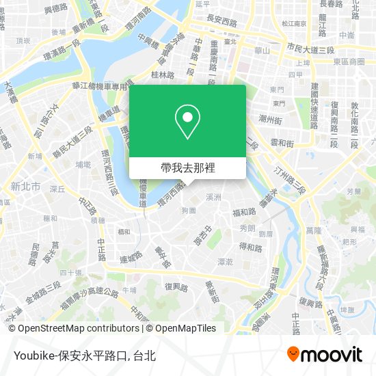 Youbike-保安永平路口地圖