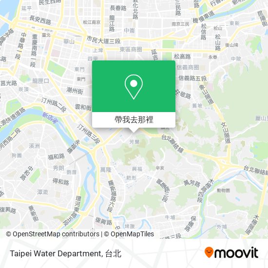 Taipei Water Department地圖