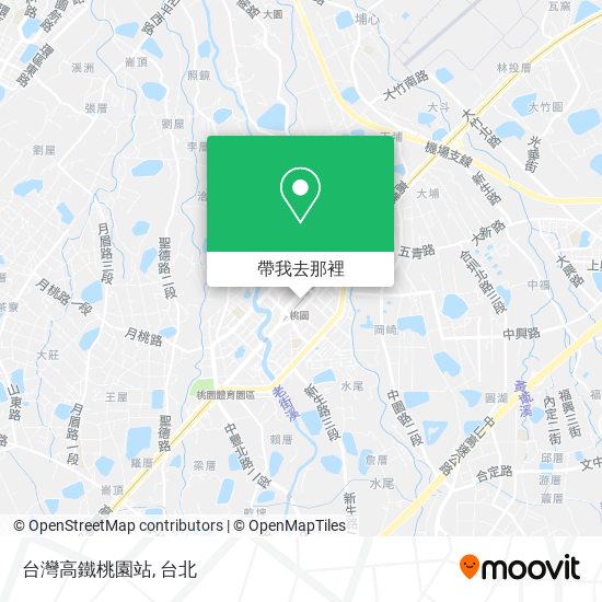 台灣高鐵桃園站地圖