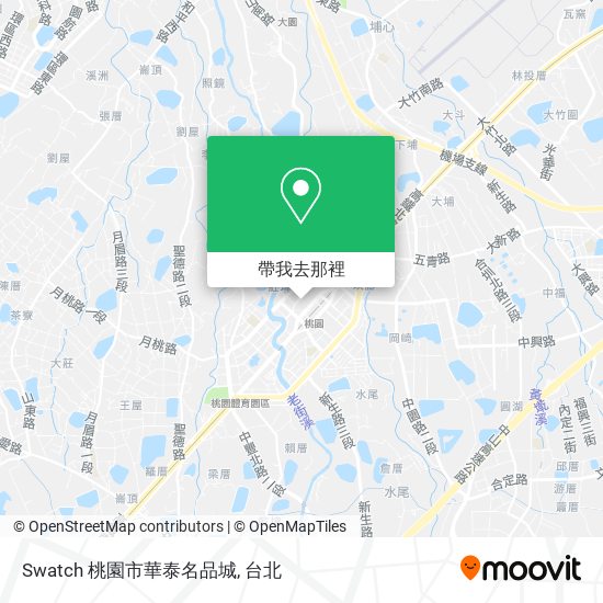 Swatch 桃園市華泰名品城地圖