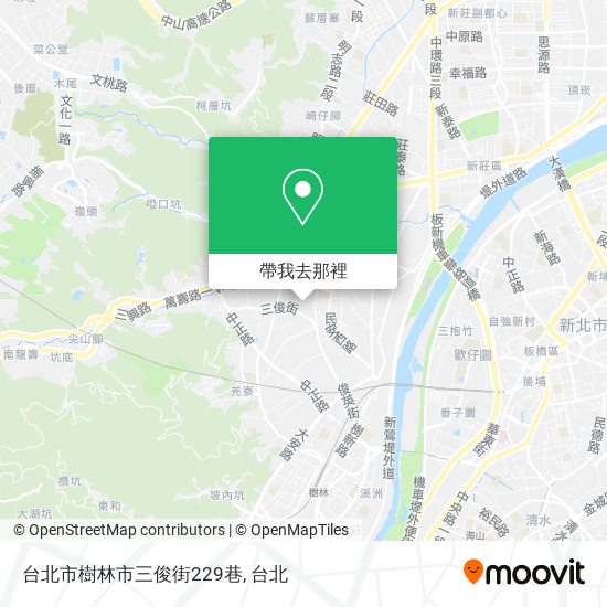 台北市樹林市三俊街229巷地圖