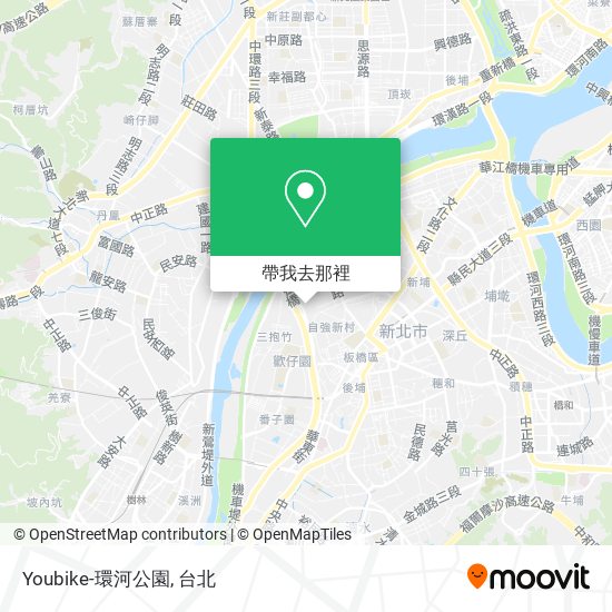 Youbike-環河公園地圖