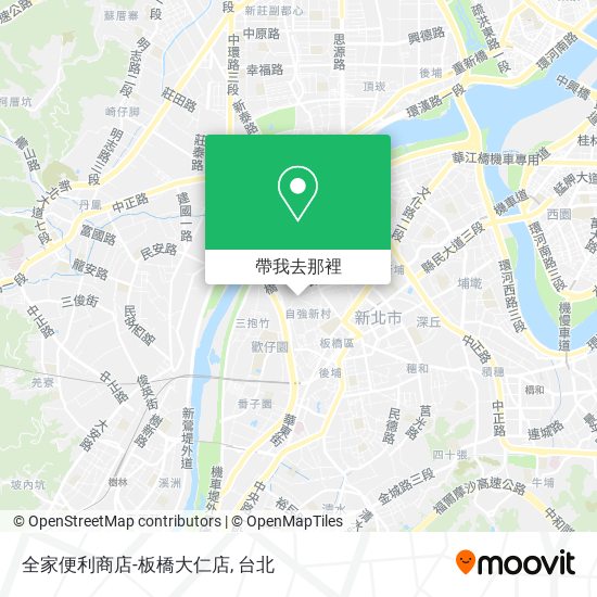 全家便利商店-板橋大仁店地圖