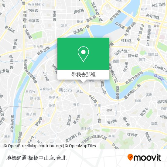地標網通-板橋中山店地圖