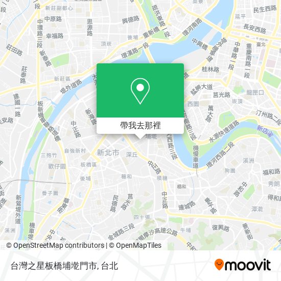 台灣之星板橋埔墘門市地圖