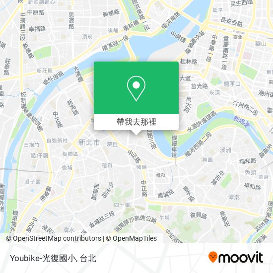 Youbike-光復國小地圖