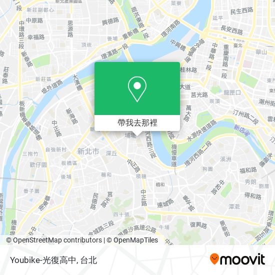 Youbike-光復高中地圖