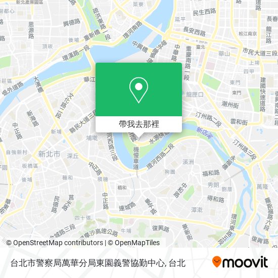 台北市警察局萬華分局東園義警協勤中心地圖