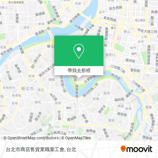台北市商店售貨業職業工會地圖