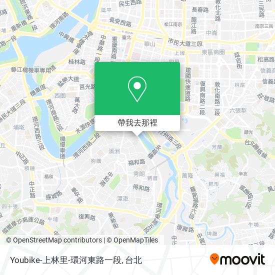 Youbike-上林里-環河東路一段地圖