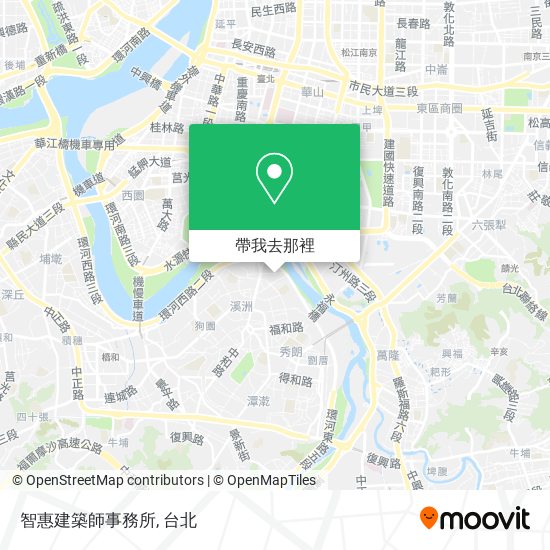 智惠建築師事務所地圖