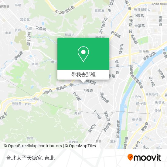 台北太子天德宮地圖
