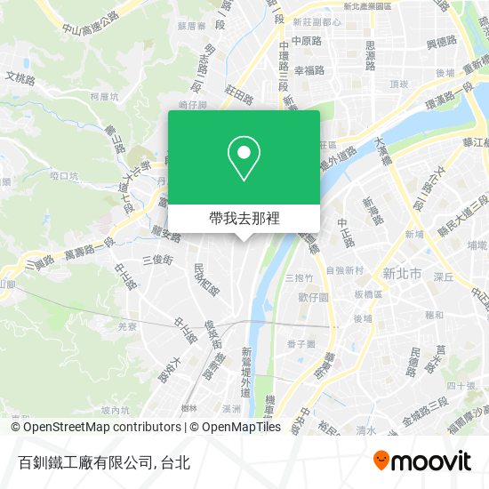 百釧鐵工廠有限公司地圖