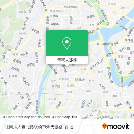社團法人臺北縣板橋市炬光協會地圖