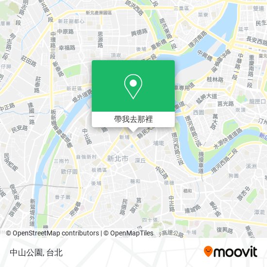 中山公園地圖
