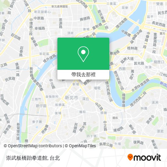 崇武板橋跆拳道館地圖