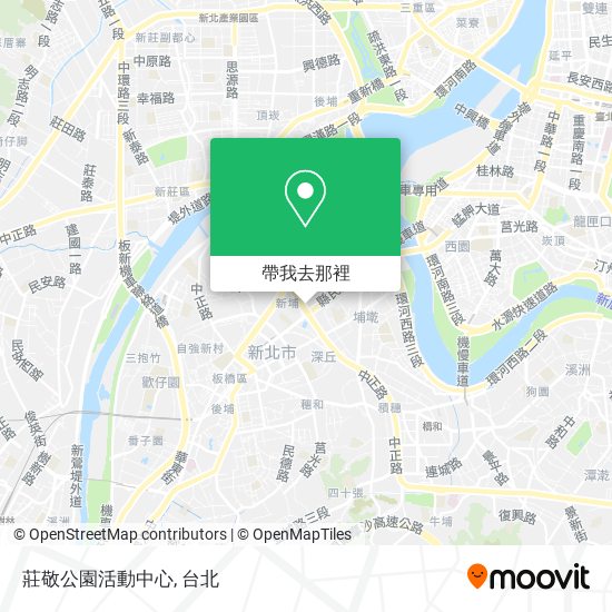 莊敬公園活動中心地圖