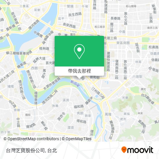 台灣芝寶股份公司地圖
