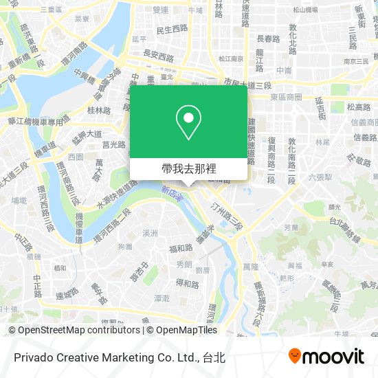 Privado Creative Marketing Co. Ltd.地圖