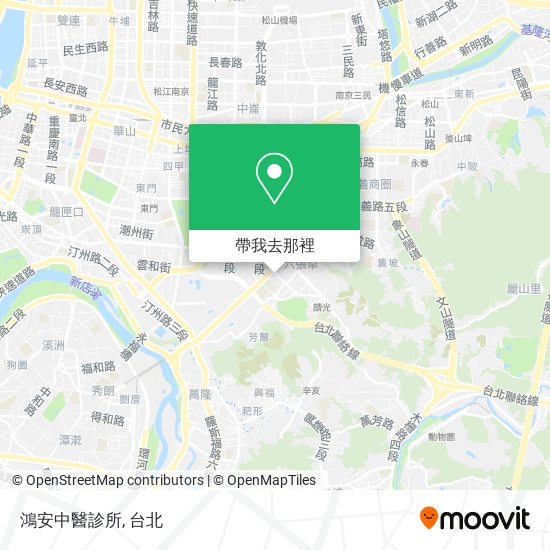 鴻安中醫診所地圖