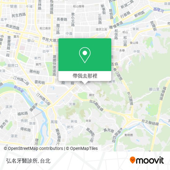 弘名牙醫診所地圖